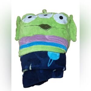Toy Story Alien Fleece Throw wrap Blanket Convertible hooded Disney Store